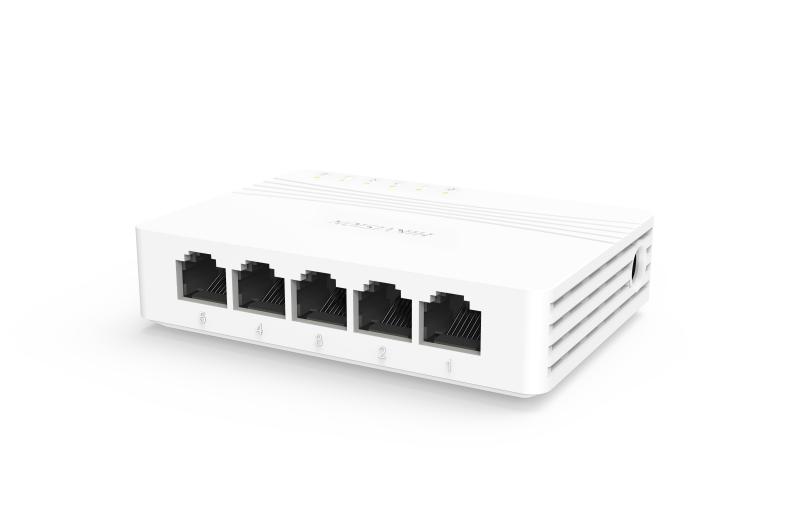 سوئیچ شبکه 5 پورت هایک ویژن مدل DS-3E0505D-E